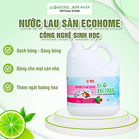 Nước Lau sàn Công Nghệ Sinh Học ECOHOME Kim Ngân Store Giúp Làm Sạch Bụi Bẩn, Vết Ố Trên Sàn Nhà Một Cách Sáng Bóng