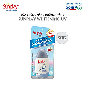 Kem chống nắng Sunplay dưỡng trắng da, dạng sữa Sunplay Whitening UV SPF 50, PA++++ 30g