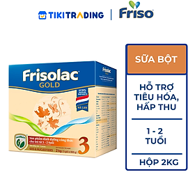 Sữa Bột Frisolac Gold 3 Hộp Giấy 2KG cho bé từ 1-2 tuổi
