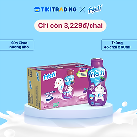 Thùng Fristi Hương Nho 48x80ml