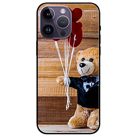 Ốp lưng dành cho Iphone 14 - Iphone 14 Plus - Iphone 14 Pro - Iphone 14 Pro Max - Gấu Tặng Tim