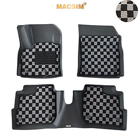 Thảm lót sàn ô tô Attrage (2014-2026) Macsim – 2 Lớp Ca rô, chuẩn phom, dễ vệ sinh (Mã 03)