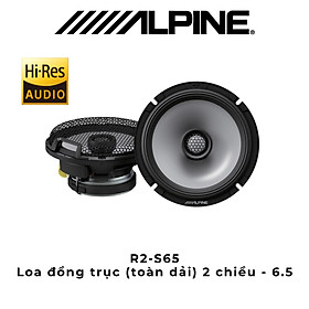 R2-S65 Loa xe hơi đồng trục (toàn dải) 2 chiều 6.5 inch chính hãng Alpine