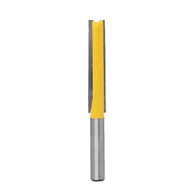 Extra Long Straight Router Bit Wood Milling Cutter Slotted Trimming