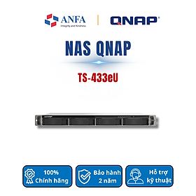Thiết bị lưu trữ Nas QNAP, Model: TS-433eU- Hàng chính hãng