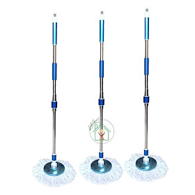 Mua Cây lau nhà xoay 360 độ rời  inox cao cấp  có kèm 1 bông lau