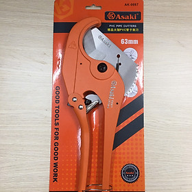 Kéo cắt ống nhựa pvc asaki ak-0087 63mm