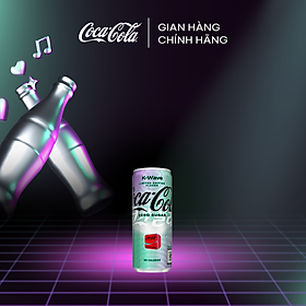 [QUÀ TẶNG KHÔNG BÁN] Lon Nước Giải Khát Không Đường Coca-Cola Zero K-Wave 320m/lon Sale 4.4 Phiên Bản Giới Hạn