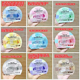 Combo 10 miếng mặt nạ banobagi stem cell vitamin mask - giao màu ngẫu nhiên