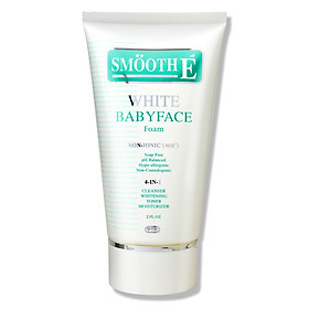 Sữa rửa mặt làm sáng da Smooth E White Babyface Foam 4 in 1