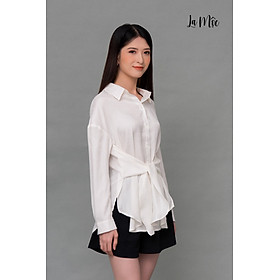 Quần Ngắn Nữ Lụa Hoa Văn Nổi Maxivic, La Mộc - LM92126Q2