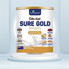 Sữa Hạt SURE GOLD Nutriqueen , lon 400g, Bổ sung các loại hạt