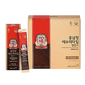 Hình ảnh Tinh Chất Hồng Sâm Everytime Balance 10ml x 30 gói - CKJ Korean Red Ginseng Extract Everytime Balance 10ml x 30 Sticks