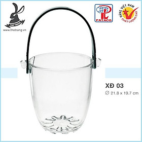Mua Xô Đá XD03 Nhựa Trong Acrylic Cao Cấp Fataco Việt Nam