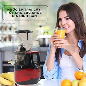 Mua Máy ép chậm hàng chính hãng Korichi KRC – 8686 Bevano Gia Lai  Máy ép trái cây chậm  Giữ Nguyên Chất Dinh Dưỡng Và Vitamin   Thành phần không chứa BPA  Dễ dàng làm sạch  Công suất cực kỳ hiệu quả 150W  50 vòng/phút