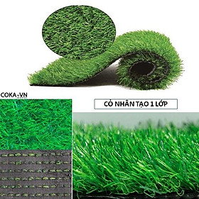 Mua Thảm cỏ nhân tạo  cỏ 1 lớp đế  cỏ dùng ngoài trời cảnh quan sân vườn  trong nhà bãi khổ 200cm