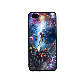 Ốp Lưng Kính Cường Lực cho điện thoại Oppo A3s - Marvel 02
