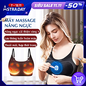 Máy massage ngực thông minh CTFAST WX-006: Mát xa 5 cấp độ rung kết hợp nhiệt ổn định hỗ trợ giảm tình trạng chảy xệ, cải thiện nâng và tăng kích thước vòng 1 đem lại vóc bộ ngực săn chắc quyến rũ - Món quà ý nghĩa dành cho chị em phụ nữ