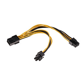 PCI-E 6-pin to 2x 6-pin Power Splitter Cable PCIE PCI Express Extension Cord
