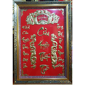 LIỄN THỜ - CỬU HUYỀN THẤT TỔ - Chữ Việt ( Đồng vàng nguyên chất 100%)