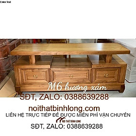 Mua kệ ti vi gỗ hương xám 1m6