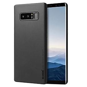 Ốp lưng nhám siêu mỏng 0.3mm cho Samsung Galaxy Note 8 có gờ bảo vệ camera - Đen