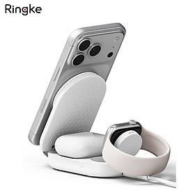 Mua Đế sạc Ringke Stand Qi2 25W 3-in-1 Folding Magnetic Wireless Charger - Hàng Chính Hãng