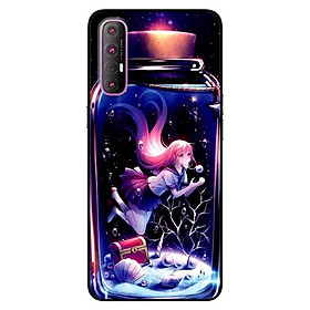 Ốp lưng dành cho Oppo Reno 3 Pro mẫu Cô Gái Trong Lọ