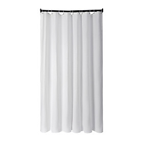 6 x 6 FT Shower Curtain With 12 Metal Grommets and Hooks Solid Bath Curtains Waterproof Bathroom Curtains Decorative