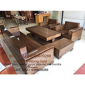 Mua Bàn ghế Phòng Khách bộ đối gỗ sồi phun màu óc cho mẫu 107