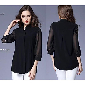 Áo sơ mi tay lỡ cao cấp TK12