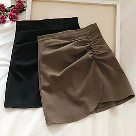 Chân váy nhún Chân váy rút dây 2 bên trong có quần đùifree ship   Lazadavn