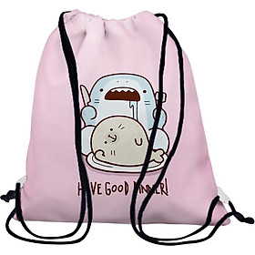 Túi Rút Unisex In Hình Bữa Tối Của Cá Mập BDFU510