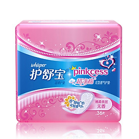 Băng Vệ Sinh Cotton Hằng Ngày Whisper (36 Miếng)