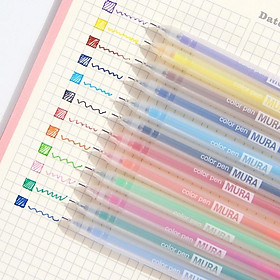 Hộp bút Gel Nhiều Màu Mura HOT HIT - Hộp Bút Mực Nước 12 MàuDuashop
