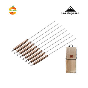 Bộ xiên nướng BBQ Campingmoon K480 (Bộ 08 cái)