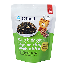 Rong Biển Giòn Trộn Óc Chó, Hạnh Nhân O'Food 30G