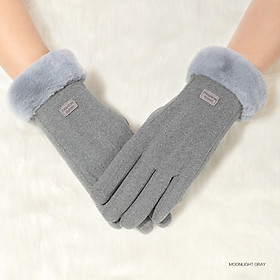 Hình ảnh Găng tay nữ giữ ấm mùa đông eXtreme GT1201 vải nhung chống gió, chống mài mòn, cảm ứng điện thoại