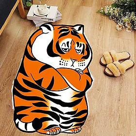 Mua Thảm nỉ lau chân hình chó mèo - đế cao su chống trượt để cửa ra vào  phòng khách  phòng ngủ 60x40