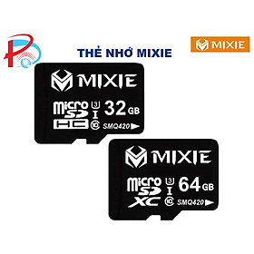 Thẻ Nhớ Mirco SD Mixie 64Gb - Thẻ Nhớ Mixie 32Gb Class 10 Chuyên Ghi Hình Cho Camera, Máy Ảnh và Điện Thoại - Hàng Chính Hãng