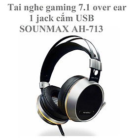 Mua Tai nghe gaming 7.1 chụp tai 1 chân cắm USB SOUNDMAX AH-713 - Hàng chính hãng