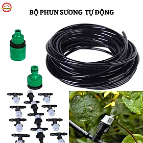 Mua Hệ Thống Tưới Phun Sương Tự Động Làm Mát Căn Nhà Cây Cảnh -Bộ 10m dây 6mm và 12 béc phun