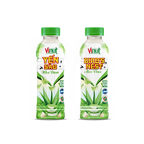 Thùng 24 Chai Nước Nha Đam Yến Sào Vinut 500ml
