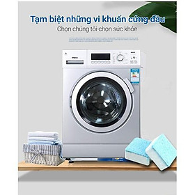 Hộp 12 Viên Khử Sạch Lồng Máy Giặt, Khử Cặn Bình, Vệ Sinh Bể Tấm Máy Giặt