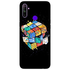 Ốp lưng dành cho Realme C3 mẫu Rubik Vũ Trụ