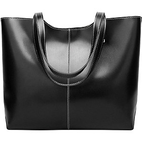 Women's French Simple Tote handbag PU Leather Shoulder Banquet Bag