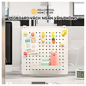 Mua Bảng lỗ Pegboard kim lọai Dola Home móc vách ngăn văn phòng làm việc  móc cửa sổ KHÔNG khoan tường