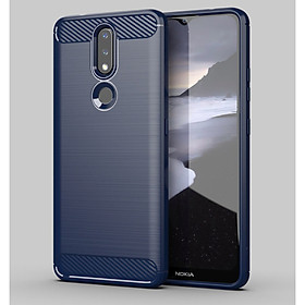 Ốp lưng chống sốc Vân Sợi Carbon cho Nokia 2.4