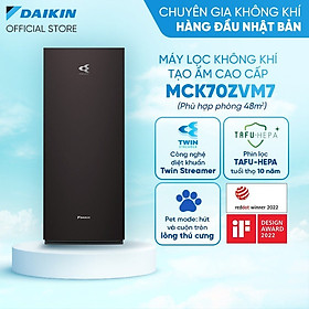 Mua Hàng chính hãng  - Model 2023 - Máy lọc không khí Daikin tạo ẩm cao cấp MCK70ZVM7 - Phin lọc sử dụng 10 năm - diệt khuẩn x2 Twin Streamer