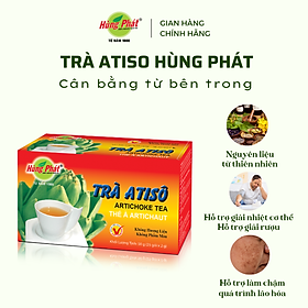 Trà Túi Lọc Atiso Thanh Lọc Cơ Thể Hỗ Trợ Tăng Cường Chức Năng Gan Hộp 25 Gói - Thương hiệu Hùng Phát